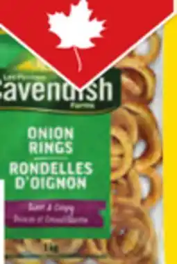 Giant Tiger Cavendish onion rings offer