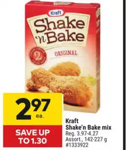 Giant Tiger Kraft Shake'n Bake mix offer