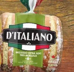 Giant Tiger D'Italiano sausage buns offer