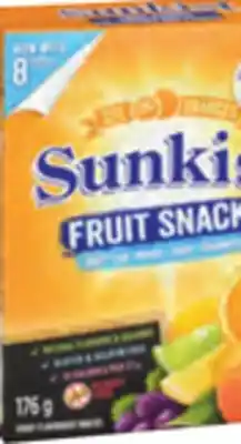 Giant Tiger Sunkist snacks offer