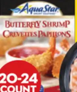 Giant Tiger Aqua Star frozen breaded shrimp offer