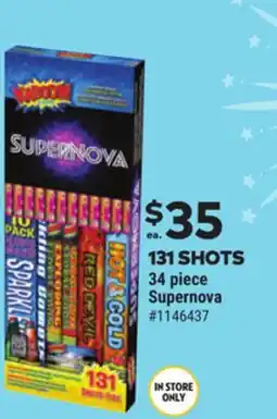 Giant Tiger 131 SHOTS 34 piece Supernova offer