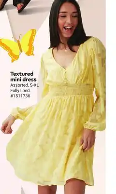 Giant Tiger Textured mini dress offer