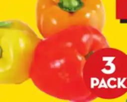 Giant Tiger 3 pack rainbow peppers offer