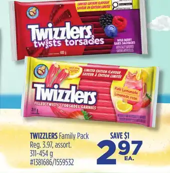 Giant Tiger TWIZZLERS Family Pack offer