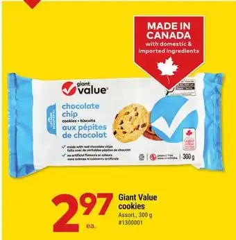 Giant Tiger Giant Value Cookies offer