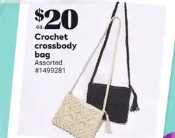 Giant Tiger Crochet crossbody bag offer