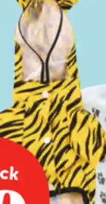 Giant Tiger Giant Value tiger print raincoat offer
