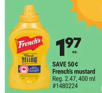 Giant Tiger French's mustard offer