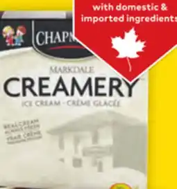 Giant Tiger Chapman's Creamery Ice Cream offer