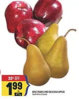 Marché Adonis BOSC PEARS & RED DELICIOUS APPLES offer