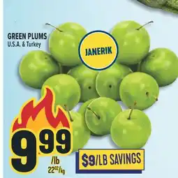 Marché Adonis GREEN PLUMS offer