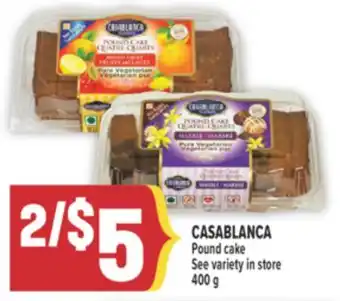 Marché Adonis CASABLANCA Pound cake offer
