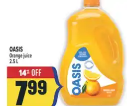 Marché Adonis OASIS Orange juice offer