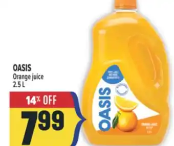 Marché Adonis OASIS Orange juice offer