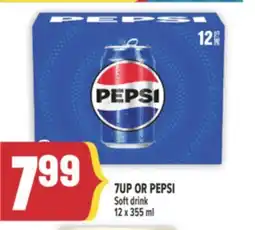 Marché Adonis 7UP OR PEPSI Soft drink offer