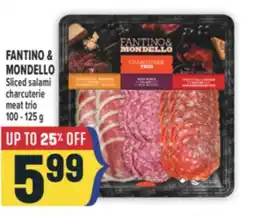Marché Adonis FANTINO & MONDELLO Sliced salami charcuterie meat trio offer