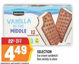 Marché Adonis SELECTION Ice cream sandwich offer