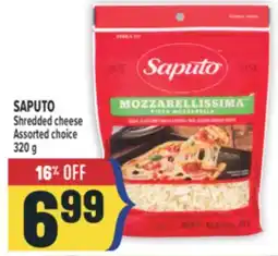 Marché Adonis SAPUTO Shredded cheese offer