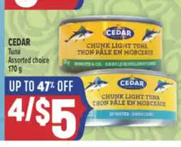 Marché Adonis CEDAR Tuna offer
