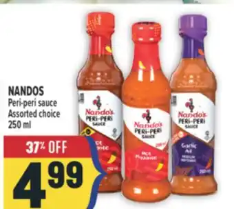 Marché Adonis NANDOS Peri-peri sauce offer