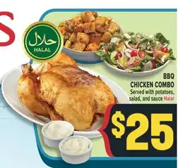 Marché Adonis BBQ CHICKEN COMBO offer