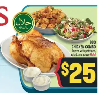 Marché Adonis BBQ CHICKEN COMBO offer