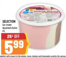Marché Adonis SELECTION Ice cream offer