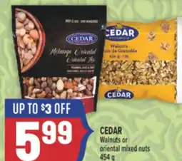 Marché Adonis CEDAR Walnuts or oriental mixed nuts offer