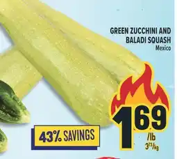 Marché Adonis GREEN ZUCCHINI AND BALADI SQUASH offer