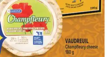 Marché Adonis VAUDREUIL Champfleury cheese offer