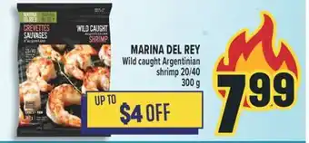 Marché Adonis MARINA DEL REY Wild caught Argentinian shrimp 20/40 offer