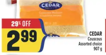 Marché Adonis CEDAR Couscous offer