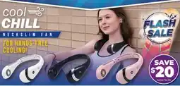Showcase Cool Chill Foldable NeckSlim Fan With Digital Display offer