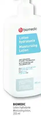 Familiprix BIOMEDIC Moisturizing lotion, 355 ml offer