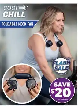 Showcase COOL CHILL FOLDABLE NECK FAN offer