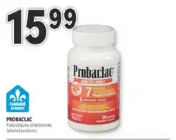 Familiprix PROBACLAC, Selected probiotics offer