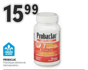 Familiprix PROBACLAC, Selected probiotics offer