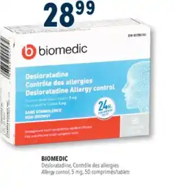 Familiprix BIOMEDIC, Desloratadine, Allergy control, 5 mg, 50 tablets offer
