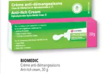 Familiprix BIOMEDIC, Anti-itch cream, 30 g offer