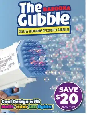 Showcase The BAZOOKA Gubble offer