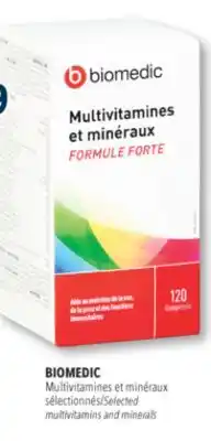 Familiprix BIOMEDIC Selected multivitamins and minerals offer