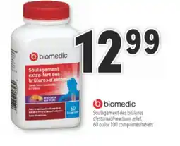 Familiprix BIOMEDIC, Heartburn relief, 60 or 100 tablets offer