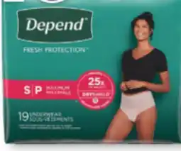 Familiprix DEPEND Selected products and sizes offer