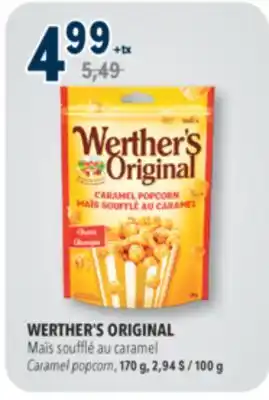 Familiprix WERTHER'S ORIGINAL Caramel popcorn, 170 g offer