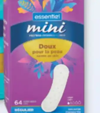 Familiprix ESSENTIEL Selected liners or pads offer