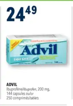 Familiprix ADVIL Ibuprofen, 200 mg, 144 or 250 tablets offer