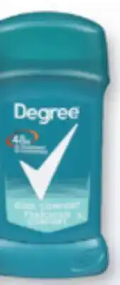 Familiprix DEGREE Selected anti-perspirants or deodorants offer