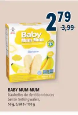 Familiprix BABY MUM-MUM Gentle teething wafer offer