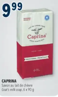 Familiprix CAPRINA Goat's milk soap, 6 x 90 g offer